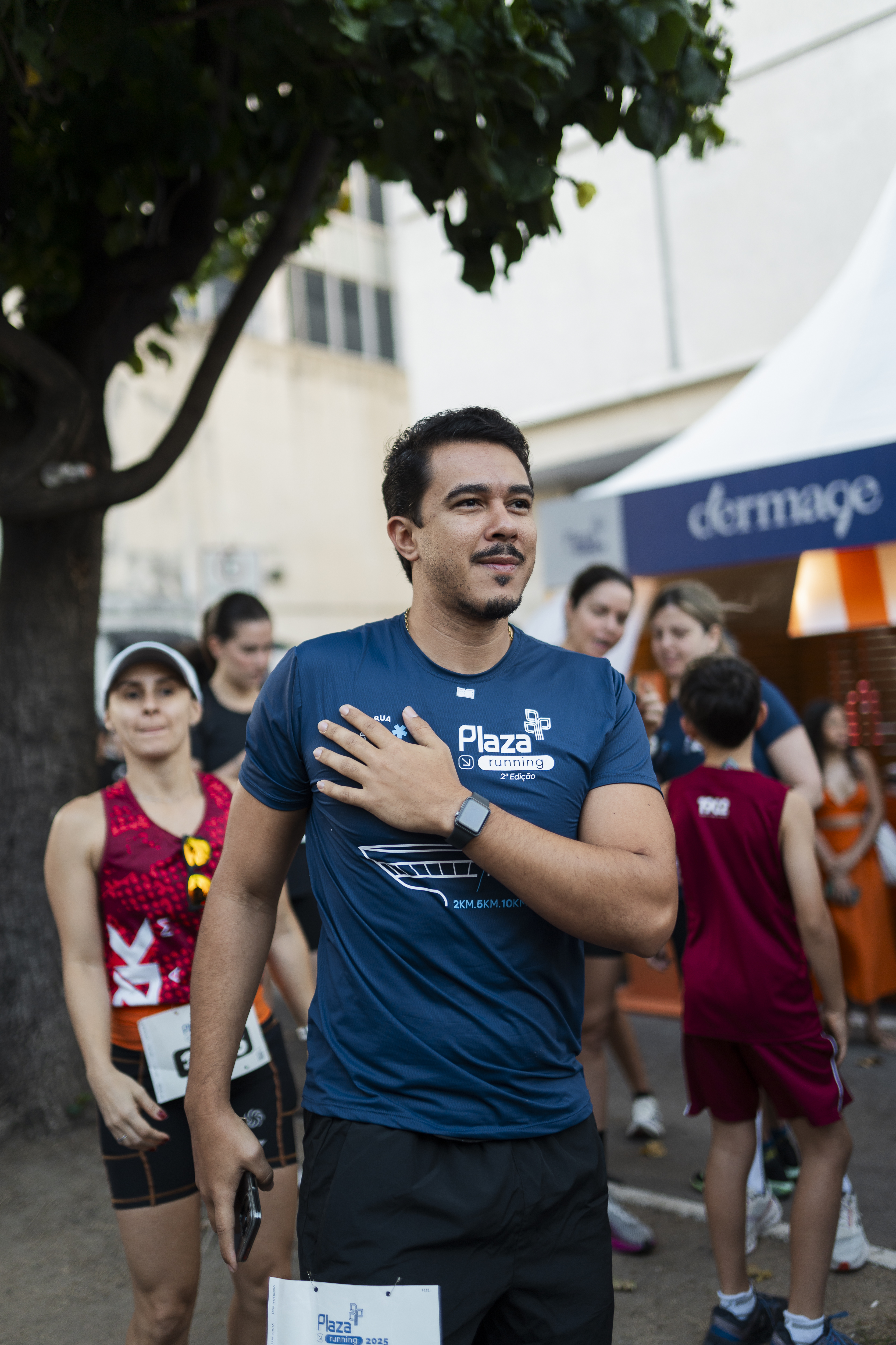 Corredor no percurso da Plaza Running em Niterói